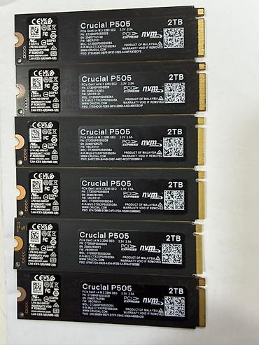 Crucial P505 2TB NVMe M.2 SSD - PCIe Gen5 x4 interfeysi – son nəsil