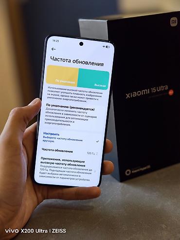 mi 15 ultra: Xiaomi, 15 Ultra, Новый, 256 ГБ, цвет - Черный, 1 SIM, 2 SIM, eSIM — 8