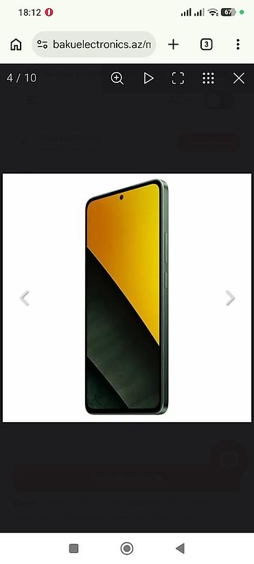 90 fps tabletler: Poco M7 Pro 5G, 256 GB, rəng - Yaşıl, Sensor — 3