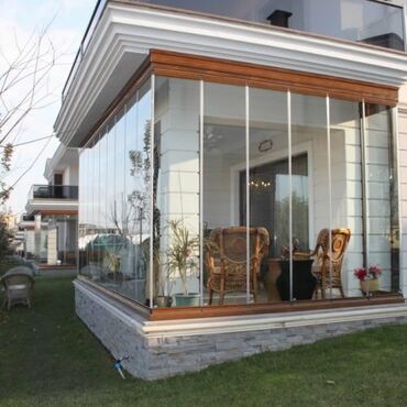 Balkonlar: 🔹 Kitab (qatlanan) Cam Balkon 🔹 Sürgülü Cam Balkon Sistemləri 🔹 Otaq -da lalafo.az — 15 Balkonlar: 🔹 Kitab (qatlanan) Cam Balkon 🔹 Sürgülü Cam Balkon Sistemləri 🔹 Otaq — 15
