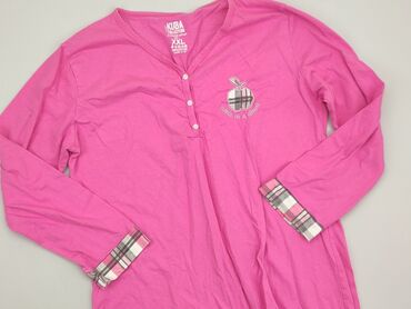 różowa spódnice w kwiaty: Nightshirt, 2XL (EU 44), condition - Very good