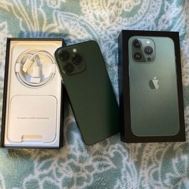 dubay ayfon: IPhone 13 Pro, 128 ГБ, Зеленый, Гарантия