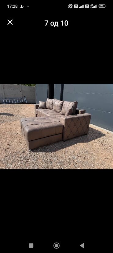 Ugaone garniture: Ugaona garnitura – moderni L oblik - Prostrana ugaona sofa sa dubokim — 8