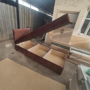 single bed mattress: Односпальная кровать, Новый, С мягким изголовьем, длина - 200 см — 2