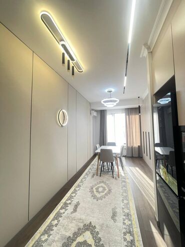 арзан квартира арендага: 1 комната, 41 м², Элитка, 12 этаж, Евроремонт
