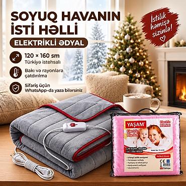 divan ustu ortukler instagram: Elektrikli Ədyal – Soyuq havanın isti həlli Məhsul xüsusiyyətləri: - — 1