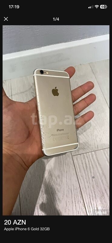 iphone 5 qiymeti: IPhone 6, 32 GB, Qızılı, Qırıq