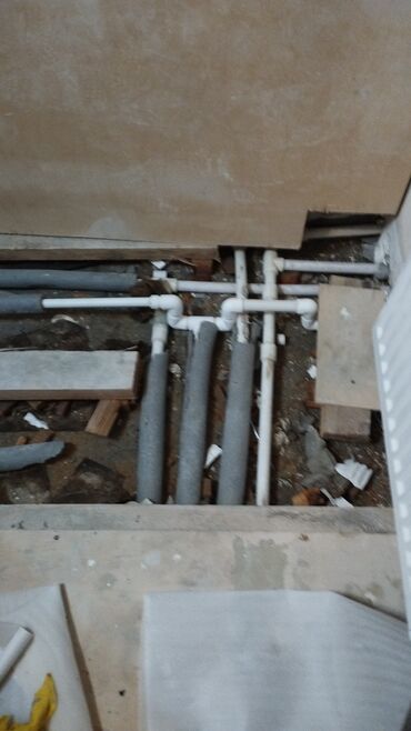 Kanalizasiya: Xidmət: Santexnika xətləri çəkilişi və yenilənməsi Təsvir: - Hamam və — 1