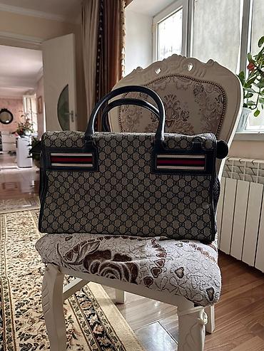 бан бан: Сумка-переноска для животных (средний размер) Оригинал бренд Gucci — 3