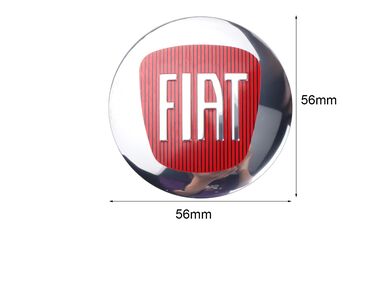 Tuning oprema: FIAT - plastificirane nalepnice za felne - set od 4 komada — 7