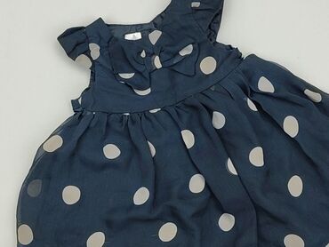 jeansy z dziurami dla dziewczynki: Dress, 6-9 months, condition - Very good