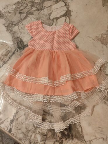 детские вещи на 9 лет: Детское платье, Праздничное, 3 - 6 мес.