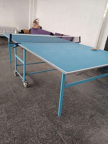 İdman və istirahət: Stolüstü tennis masası – tam ölçülü, iki bölməli konstruksiya — 2