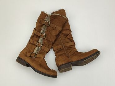 bluzki damskie dekolt: High boots for women, 41, condition - Very good