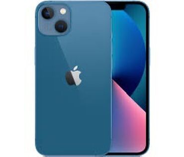 Apple iPhone: IPhone 13, 128 GB, Mavi, Simsiz şarj, Face ID, Sənədlərlə