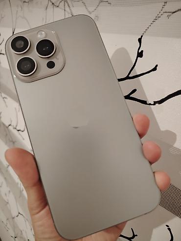 Мобильные телефоны и аксессуары: IPhone 15 Pro Max, Б/у, 1 ТБ, Natural Titanium, Коробка, 100 % — 5