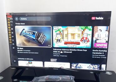 plazma televizorlar: Nikai 82 ekran Smart tv