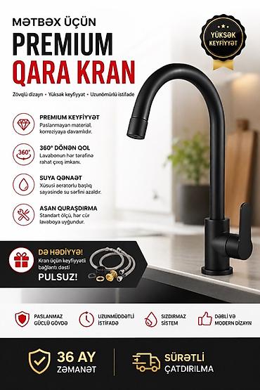 isti su kranti: Mətbəx kranı – premium keyfiyyət, zövqlü və modern dizayn — 3
