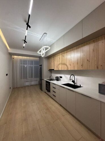квартира берилет мкр кок жар: 2 комнаты, 75 м², Элитка, 11 этаж, Евроремонт