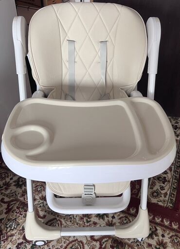 стульчик для кормлени: Стульчик для кормления, Другой бренд, Металл, Другой вид, цвет - Бежевый