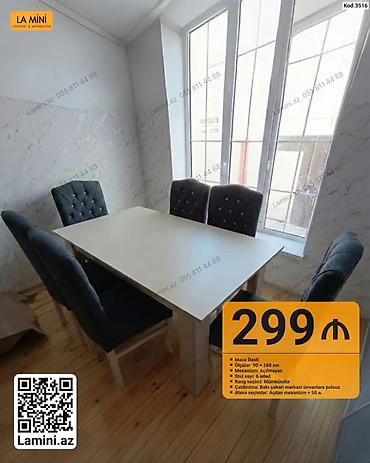 Masa dəsti – Kod: 3516 - Ölçülər: 90 × 160 sm - Mexanizm: Açılmayan — 1