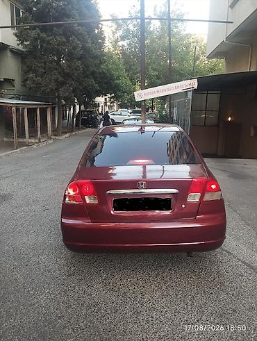 honda stream 2001: Honda Civic: 1.6 l | 2003 il Sedan — 2