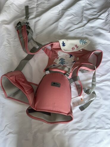 купить слинг для новорожденных: Эргономичный детский переноска-рюкзак (кенгуру) Qinhu - Цвет: розовый