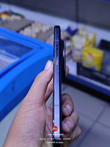 Мобильные телефоны и аксессуары: Xiaomi, 15 Ultra, Б/у, 256 ГБ, цвет - Черный, 2 SIM — 4
