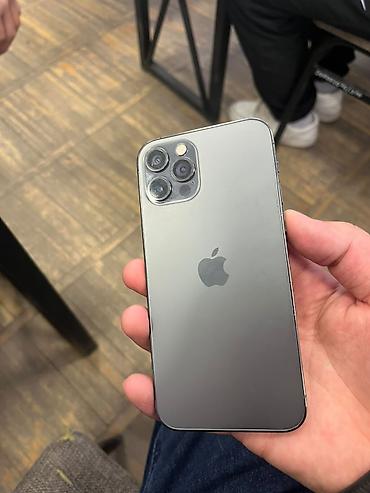 iphome 12: IPhone 12 Pro, Б/у, 256 ГБ, Защитное стекло, 100 % — 1
