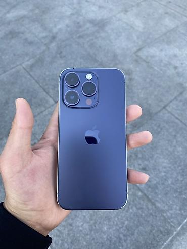 aifon 14: IPhone 14 Pro, Б/у, 256 ГБ, Deep Purple, 77 % — 1