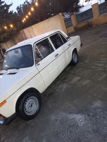 VAZ (LADA): VAZ 2106, ağ rəng, 4 qapılı sedan. - Klassik xarici görünüş: xrom ön — 7