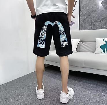 Шорты: ⚡️ НОВЫЕ ШОРТЫ EVISU 🇯🇵🦅 Материал: Премиум-хлопок 🧶 (плотный — 4