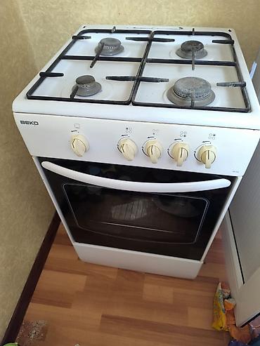Газовые печи: Beko markalı 4 gözlü qaz sobası satılır. Qazla işləyir, aşağı — 2