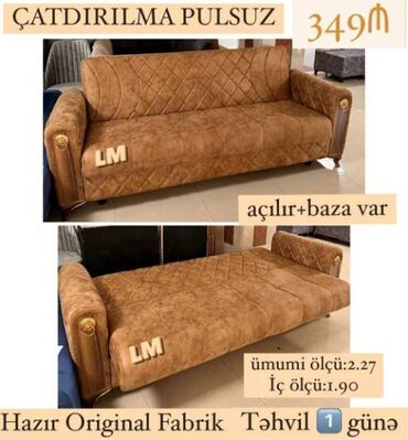 Masa və oturacaq dəstləri: Divan, Yeni, Açılan, Bazalı