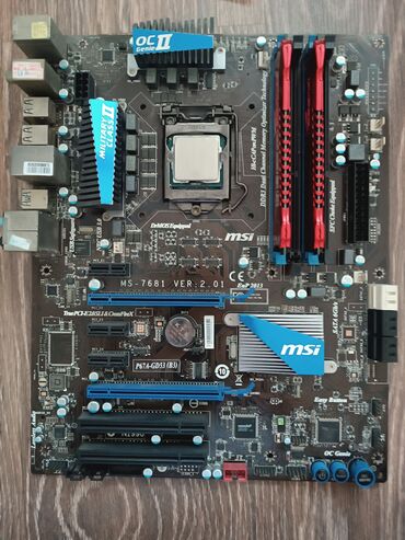 Материнские платы: Материнская плата, Б/у, MSI, LGA1155, ATX, Для ПК