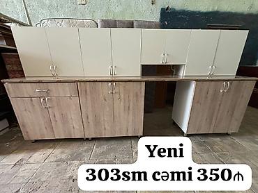 divarda kitab refi: *YENİ Metbex mebeli SATILIR*‼️ Hazır əldədir Qiymet 350 manat Olcusu — 1