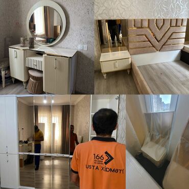 детское трюмо и косметика для девочек: İkinəfərlik çarpayı, Termo, Dolab, 2 tumba, İşlənmiş