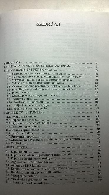 Knjige: Tehnička knjiga: TV UKT i satelitske antene 1988. 241 str. 4 kom — 15
