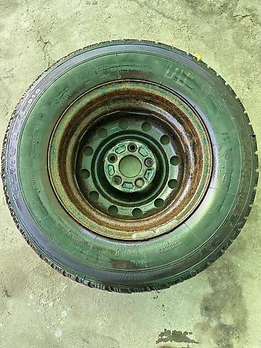 70: Колеса в сборе 195 / 70 / R 14, Зимняя шипованная, Б/у, 1 шт, Легковые, Железные, отверстий - 5 — 3