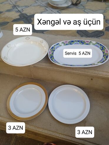 ağ çiçəyim: Boşqablar, rəng - Ağ