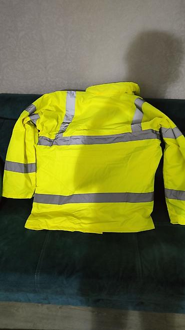 qiş: Məhsul: Dickies yüksək görünməli iş gödəkçəsi - Rəng: flüoresan sarı — 1