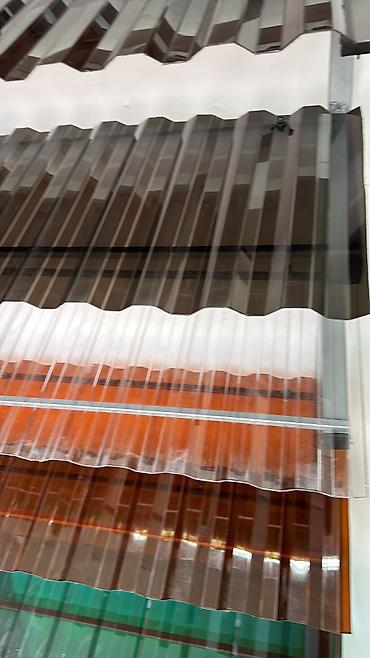 Поликарбонат: Профилированный монолитный поликарбонат 6 метров Разные цвета оптом — 5