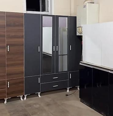Ev üçün mebel: Məhsul: Geniş həcmli paltar dolabı - Model: 5 qapılı, alt hissədə 2 — 6