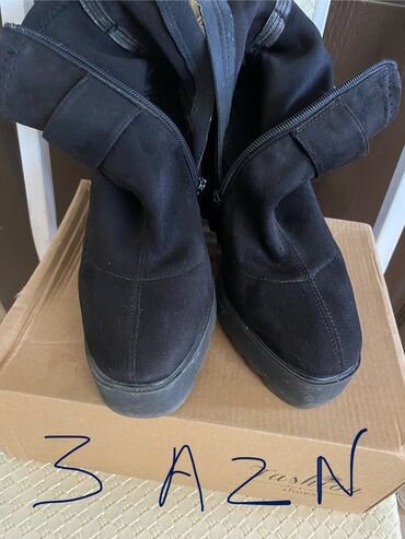 Botinka və botilyonlar: Ölçü: 37, rəng - Qara, İşlənmiş — 10