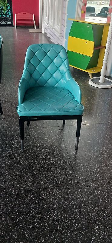 salon oturacaqlari: Metal, Dəri — 3