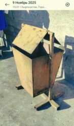 садовые фанари: Металлическая урна уличная с крышкой - Материал: сталь, сварная