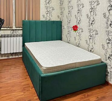 matras tək: Новый, Односпальная кровать, С матрасом