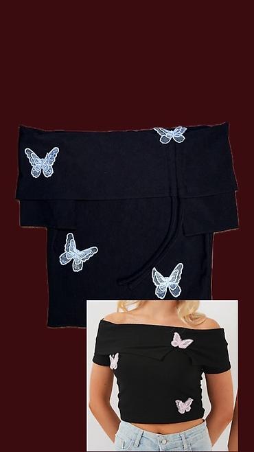 topdan geyim: Qadın üst geyimləri – 4 fərqli model 1) Ağ-qara “polka dot” bluz - — 4