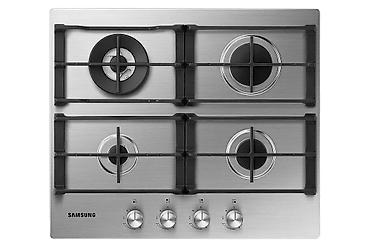 wok: Газовая печь, Samsung, Новый, Встраиваемая, цвет - Серебристый, Рассрочка — 10