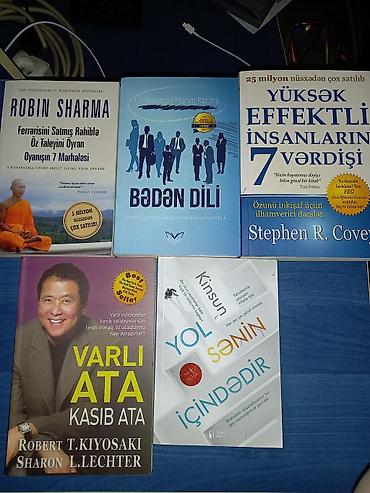 Kitab dəsti – şəxsi inkişaf, liderlik və maliyyə savadlılığı mövzuları